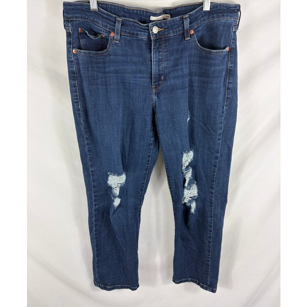Levis Boyfriend Distressed Jean Size 16W